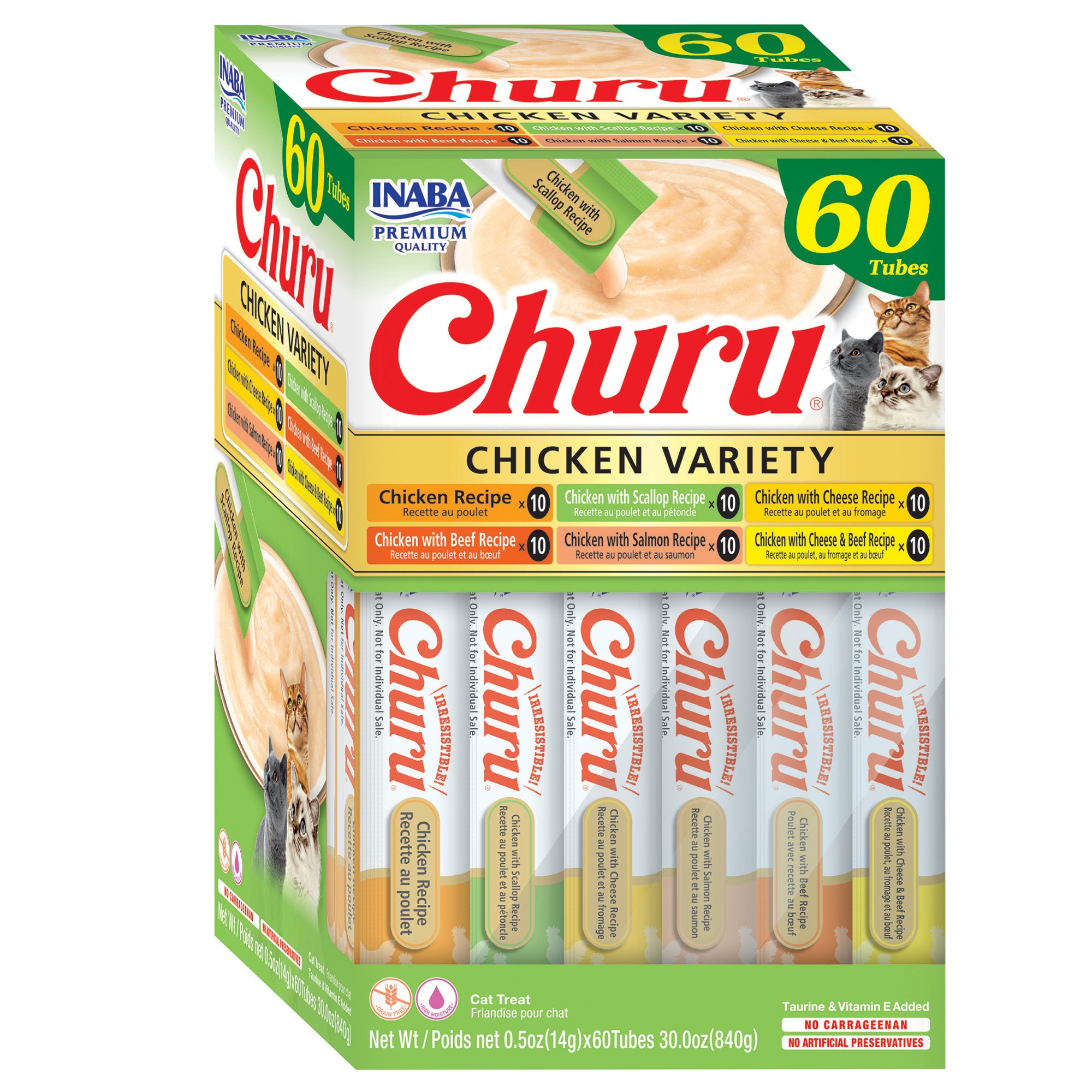 Inaba Churu 60pcs Chicken Variety Box Inaba Churu 60pcs Chicken Variety Box