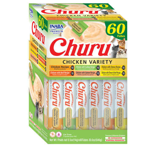 Inaba  Churu 60pcs Chicken Variety Box