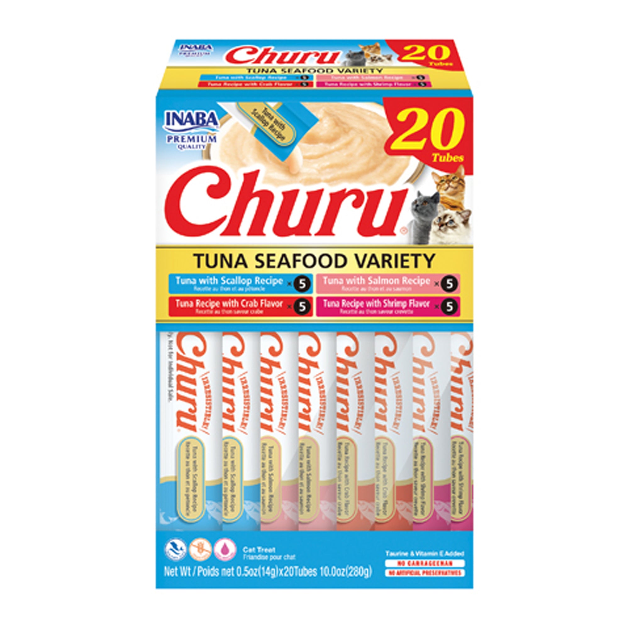 Inaba Churu 20 pcs Tuna & Seafood Variety Box Inaba Churu 20 pcs Tuna & Seafood Variety Box
